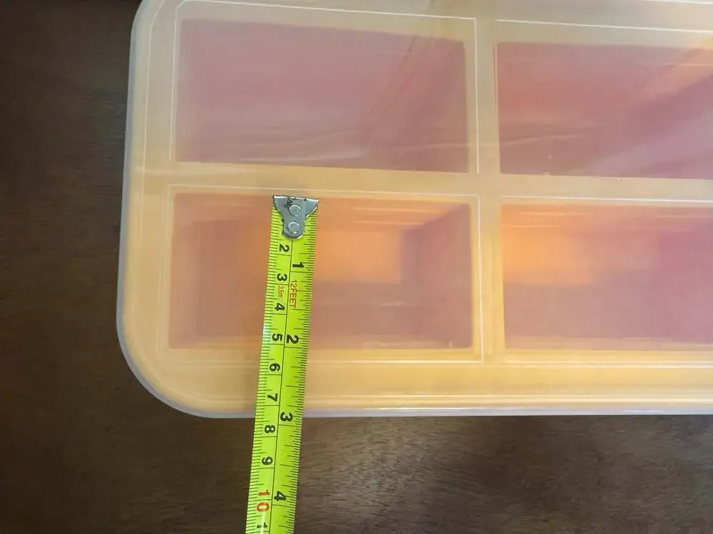 2 Pack Silicone Soup Freezer Containers with Lids 4 Compartment Food Storage Con